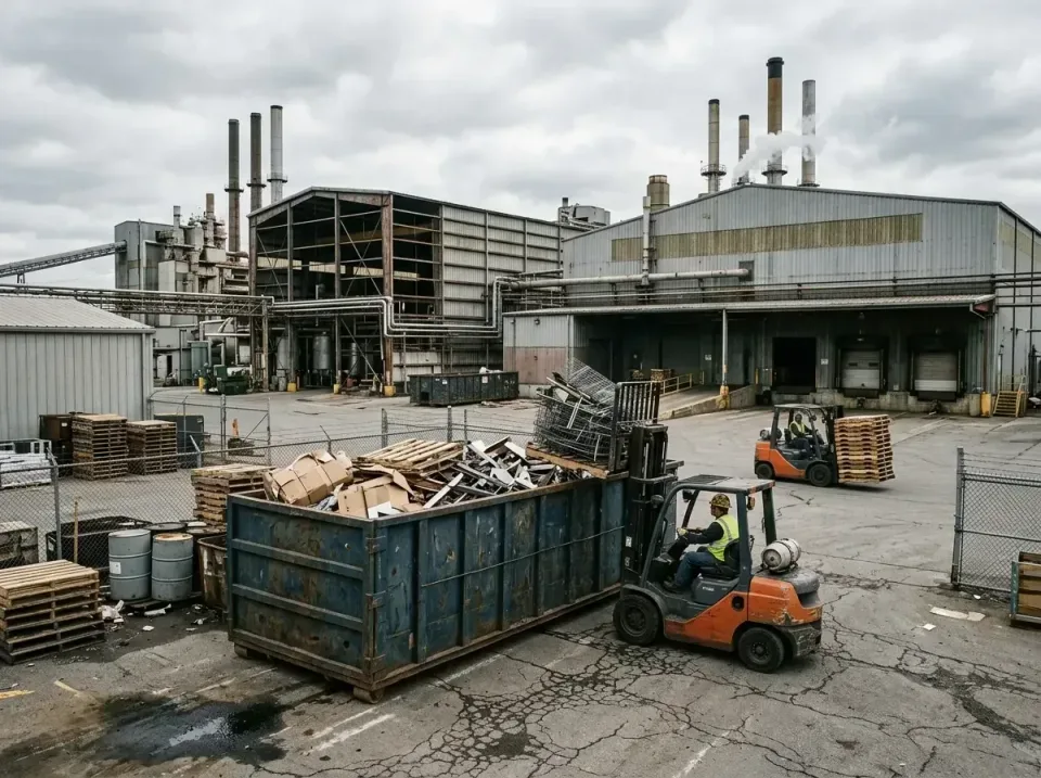 industrial-factory-scrap-conta-003 — frequently asked questions, Cheap Roll-off Dumpster Rentals in Darby, PA